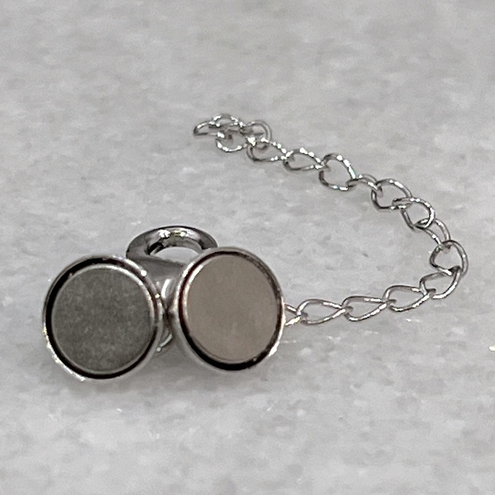 Sterling Silver Magnetic Ball Necklace Clasp/Extender - Picture 6 of 6